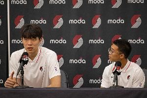 杨瀚森:这是全新的体验 我需要去适应 找到自己不足的地方